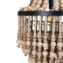 Load image into Gallery viewer, NATURAL BEADS CEILING LAMP 35 X 35 X 86 CM