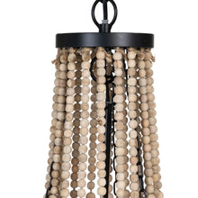 Load image into Gallery viewer, NATURAL BEADS CEILING LAMP 35 X 35 X 86 CM