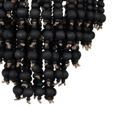 Load image into Gallery viewer, BLACK BEADS CEILING LAMP 35 X 35 X 86 CM