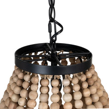 Load image into Gallery viewer, NATURAL BEADS CEILING LAMP 50 X 50 X 82 CM
