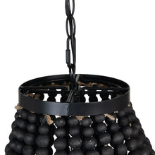 Load image into Gallery viewer, BLACK BEADS CEILING LAMP 50 X 50 X 80 CM