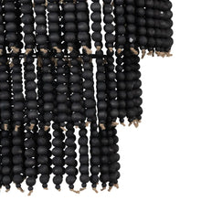 Load image into Gallery viewer, BLACK BEADS CEILING LAMP 50 X 50 X 80 CM