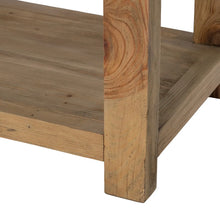 Load image into Gallery viewer, NATURAL ELM WOOD CONSOLE ENTRANCE 170 X 45 X 90 CM