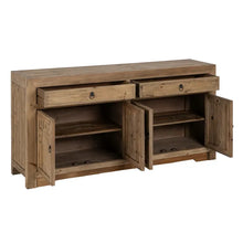 Load image into Gallery viewer, NATURAL ELM WOOD SIDEBOARD LIVING ROOM 180 X 45 X 90 CM