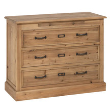 Load image into Gallery viewer, PINE WOOD CHEST OF DRAWERS 105 X 42 X 85 CM
