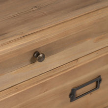 Carica l&#39;immagine nel visualizzatore di Gallery, PINE WOOD CHEST OF DRAWERS 105 X 42 X 85 CM