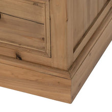 Carica l&#39;immagine nel visualizzatore di Gallery, PINE WOOD CHEST OF DRAWERS 105 X 42 X 85 CM