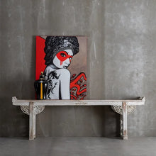 Load image into Gallery viewer, CONSOLE BRUSHED WHITE WOOD ENTRANCE 300 X 42 X 97 CM
