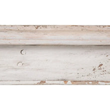 Carica l&#39;immagine nel visualizzatore di Gallery, CONSOLE BRUSHED WHITE WOOD ENTRANCE 300 X 42 X 97 CM