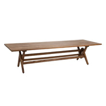 Load image into Gallery viewer, NATURAL SUAR WOOD DINING TABLE 300 X 110 X 76 CM