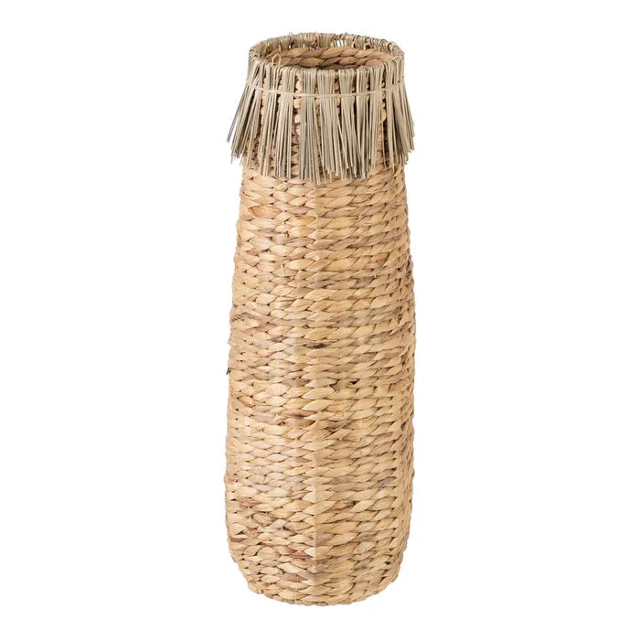 NATURAL BASKET NATURAL FIBER DECORATION 19 X 19 X 61 CM