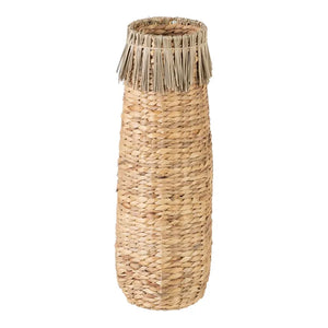 NATURAL BASKET NATURAL FIBER DECORATION 19 X 19 X 61 CM