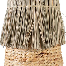 Carica l&#39;immagine nel visualizzatore di Gallery, NATURAL BASKET NATURAL FIBER DECORATION 19 X 19 X 61 CM