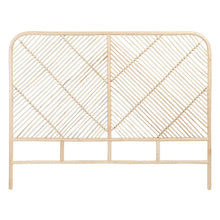 Cargar imagen en el visor de la galería, NATURAL RATTAN HEADBOARD BEDROOM 160 X 3 X 125 CM