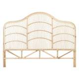 NATURAL RATTAN HEADBOARD BEDROOM 160 X 3 X 125 CM