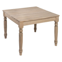 Load image into Gallery viewer, NATURAL WOOD DINING TABLE MINDI LIVING ROOM 100 X 100 X 77 CM