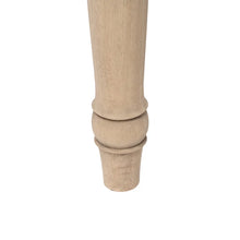 Load image into Gallery viewer, NATURAL WOOD DINING TABLE MINDI LIVING ROOM 100 X 100 X 77 CM