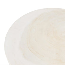 Cargar imagen en el visor de la galería, AUXILIARY TABLE WORN WHITE SUAR WOOD 40 X 40 X 45 CM