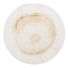 Laden Sie das Bild in den Galerie-Viewer, AUXILIARY TABLE WORN WHITE SUAR WOOD 40 X 40 X 45 CM