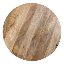 Load image into Gallery viewer, S/3 MAIN TABLE NATURAL-BLACK WOOD-IRON 79 X 79 X 48 CM