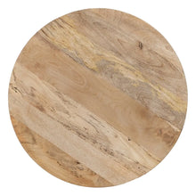 Load image into Gallery viewer, S/3 MAIN TABLE NATURAL-BLACK WOOD-IRON 79 X 79 X 48 CM