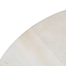 Cargar imagen en el visor de la galería, WHITE MANGO WOOD COFFEE TABLE LIVING ROOM 90 X 90 X 34 CM