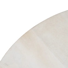 Load image into Gallery viewer, WHITE MANGO WOOD COFFEE TABLE LIVING ROOM 90 X 90 X 34 CM