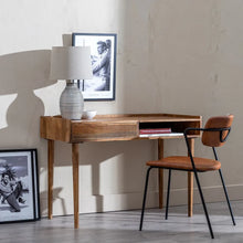 Laden Sie das Bild in den Galerie-Viewer, NATURAL MANGO WOOD DESK 110 X 50 X 76 CM