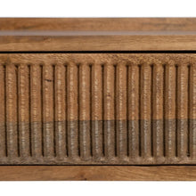 Laden Sie das Bild in den Galerie-Viewer, NATURAL MANGO WOOD DESK 110 X 50 X 76 CM
