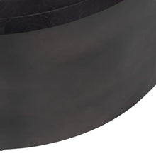 Cargar imagen en el visor de la galería, S/2 BLACK COFFEE TABLE WOOD-IRON 75 X 75 X 34 CM