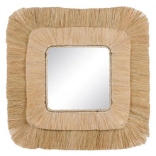 Load image into Gallery viewer, NATURAL FIBER DECORATION MIRROR 91 X 91 CM