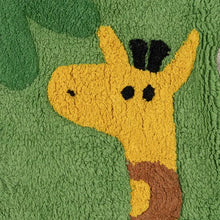Load image into Gallery viewer, CARPET ANIMALS GREEN COTTON