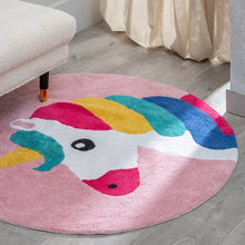 Load image into Gallery viewer, CARPET UNICORN PINK COTTON 100CM