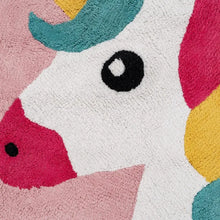 Load image into Gallery viewer, CARPET UNICORN PINK COTTON 100CM