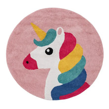 Load image into Gallery viewer, CARPET UNICORN PINK COTTON 100CM