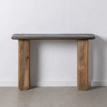 Load image into Gallery viewer, NATURAL-BROWN CONSOLE MANGO WOOD 115 X 35 X 76 CM