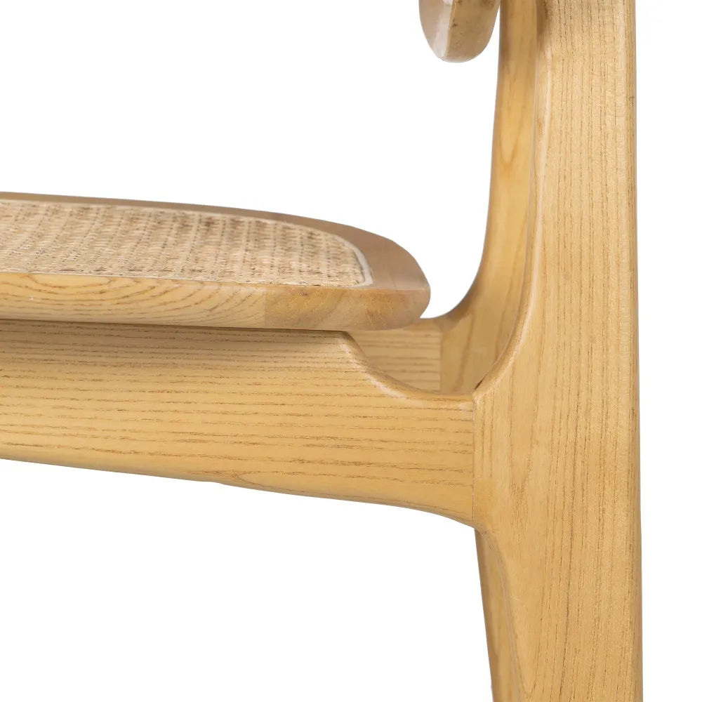 NATURAL ELM WOOD CHAIR 42 X 50 X 79.50 CM