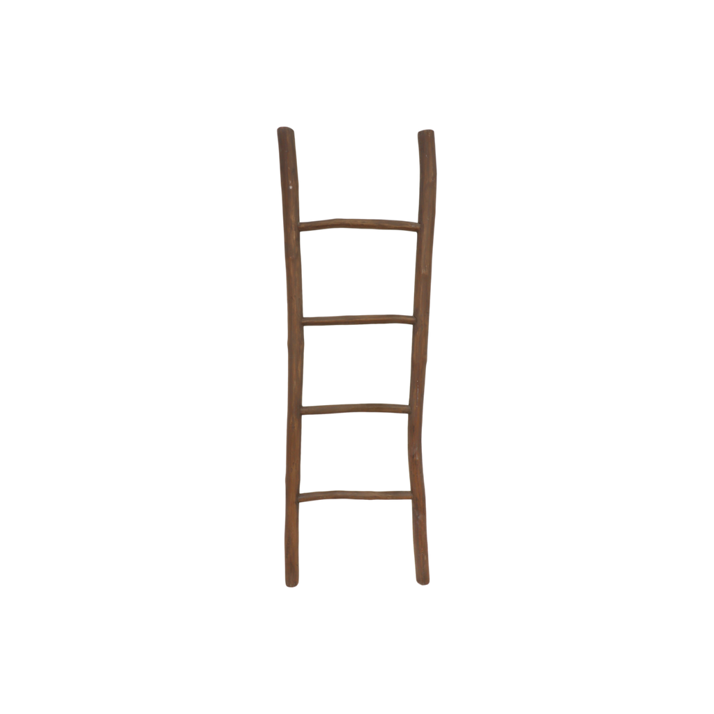 Decorative ladder - antique - teak