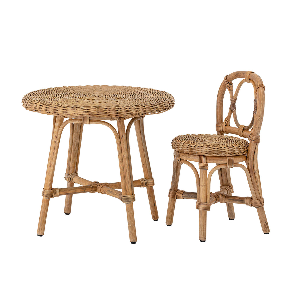 Table, Nature, Rattan
