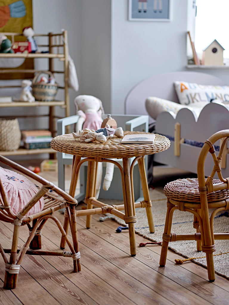Table, Nature, Rattan