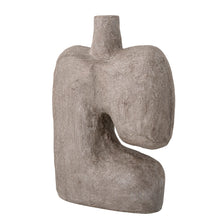 Load image into Gallery viewer, Deco Vase, Grey, Paper Mache