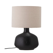 Load image into Gallery viewer, Table lamp, Black, Terracotta