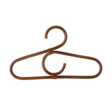Hanger, Brown, Rattan- Set of 12