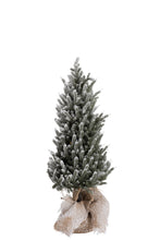 Carica l&#39;immagine nel visualizzatore di Gallery, Christmas Tree, Led with Pot Jute Plastic Snowy Green Medium