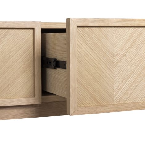 Console Table Drawers Natural