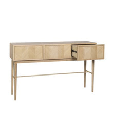 Load image into Gallery viewer, Console Table Drawers Natural