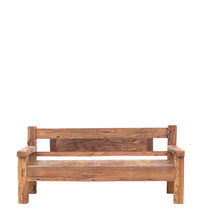 Load image into Gallery viewer, RAIL TRAIN TEAK BENCH