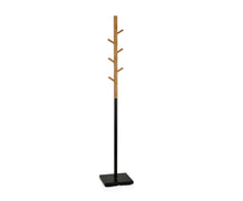 Load image into Gallery viewer, BAMBOO/BL. METAL COAT RACK 176H.