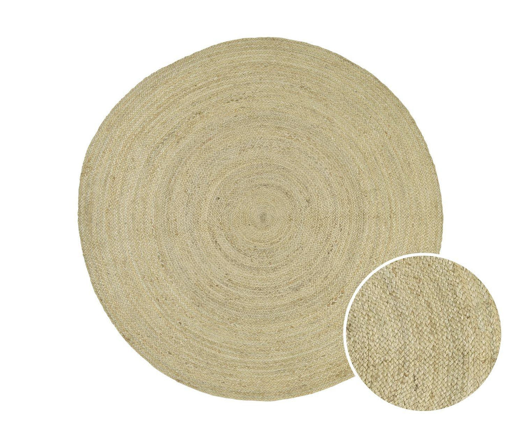 RND. JUTE FLOOR MAT Ø150CM.