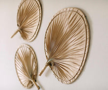 Load image into Gallery viewer, PALM LEAF FAN WALL DECOR 29X42CM